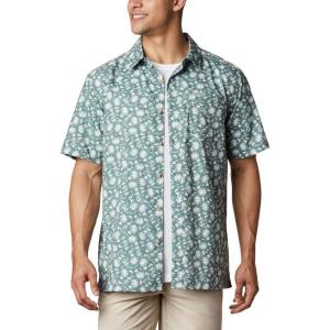 imageColumbia Mens Super Slack Tide Camp ShirtPond Marlin Palms Print