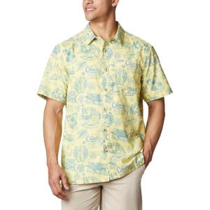 imageColumbia Mens Super Slack Tide Camp ShirtSunlitNautical Tales Print
