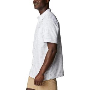 imageColumbia Mens Super Slack Tide Camp ShirtWhite Tallyfish