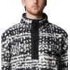 imageColumbia Mens Helvetia Ii Printed Half Snap FleeceBlack Stippled Stripe