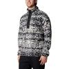imageColumbia Mens Helvetia Ii Printed Half Snap FleeceBlack Stippled Stripe