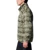 imageColumbia Mens Helvetia Ii Printed Half Snap FleeceGreenscape Stippled Stripe