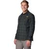 imageColumbia Mens Roughtail Stretch Flannel Long SleeveSurplus Green Ombre Tartan