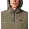 imageColumbia Mens Rugged Ridge Iii Sherpa Pullover HoodieStone Green