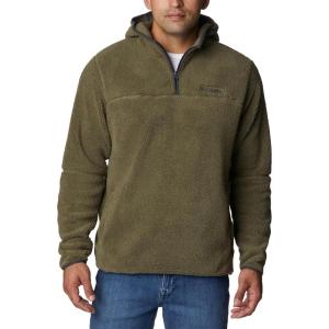 imageColumbia Mens Rugged Ridge Iii Sherpa Pullover HoodieStone Green