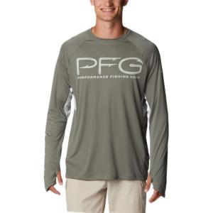 imageColumbia Mens Terminal Tackle Vent Long SleeveCypress  Cool Grey