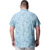 imageColumbia Mens PFG Uncharted Printed Short Sleeve ShirtCrushed Blue Swamplands