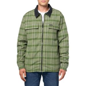 imageColumbia Mens Pitchstone Heavyweight Shirt Jacket GreenscapeBlack XXLarge