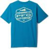 imageColumbia Boys PFG Short Sleeve Seasonal Graphic TeeBlue EchoHigh Side Simple Marlin