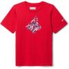 imageColumbia Boys La Poudre Pass Short Sleeve TeeMountain RedCamptastic