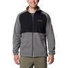 imageColumbia Mens Sage Peak Full Zip FleeceCity GreyBlack
