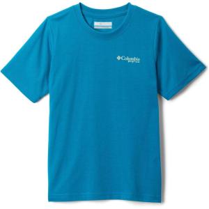 imageColumbia Boys PFG Short Sleeve Seasonal Graphic TeeBlue EchoHigh Side Simple Marlin