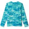 imageColumbia Boys PFG Solar Stream Printed Long Sleeve ShirtGlaze Green Sumi Camo