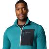 imageColumbia Mens Hike Half Zip IiRiver BlueDark StoneBlack