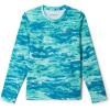imageColumbia Boys PFG Solar Stream Printed Long Sleeve ShirtGlaze Green Sumi Camo