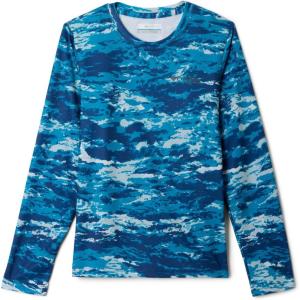 imageColumbia Boys PFG Solar Stream Printed Long Sleeve ShirtBlue Echo Sumi Camo