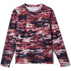 imageColumbia Boys PFG Solar Stream Printed Long Sleeve ShirtDusty Crimson Sumi Camo