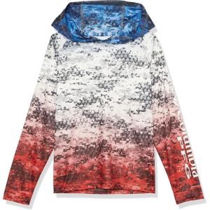 imageColumbia Boys Super Terminal Tackle HoodieWhiteAmericana Digi Camo Fade