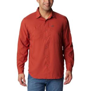 imageColumbia Mens Silver Ridge Utility Lite Long SleeveWarp Red