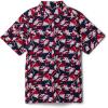 imageColumbia Boys Rapid Rivers Printed Short Sleeve ShirtCollegiate Navy Vined