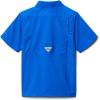 imageColumbia Boys Slack Tide Short Sleeve Camp ShirtBlue Macaw