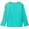 imageColumbia Boys Terminal Tackle Long Sleeve TeeElectric TurquoiseWhite Logo
