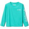 imageColumbia Boys Terminal Tackle Long Sleeve TeeElectric TurquoiseWhite Logo