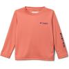 imageColumbia Boys Terminal Tackle Long Sleeve TeeFaded PeachCollegiate Navy Logo