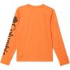 imageColumbia Boys Terminal Tackle Long Sleeve TeeOrange BlastBlack Logo