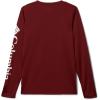 imageColumbia Boys Terminal Tackle Long Sleeve TeeRed JasperWhite Logo