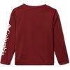 imageColumbia Boys Terminal Tackle Long Sleeve TeeRed JasperWhite Logo
