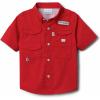 imageColumbia Little Boys Bonehead Short Sleeve ShirtRed Spark