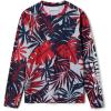 Collegiate Navy Tropical Textures