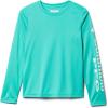 Electric Turquoise/White Logo