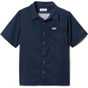 imageColumbia Boys Slack Tide Short Sleeve Camp ShirtCollegiate Navy
