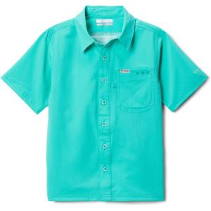 imageColumbia Boys Slack Tide Short Sleeve Camp ShirtElectric Turquoise