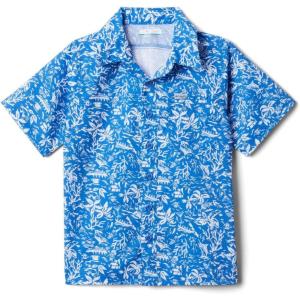 imageColumbia Boys Slack Tide Short Sleeve Camp ShirtVivid Blue Kona Youth