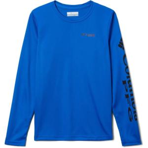 imageColumbia Boys Terminal Tackle Long Sleeve TeeBlue MacawBlack Logo