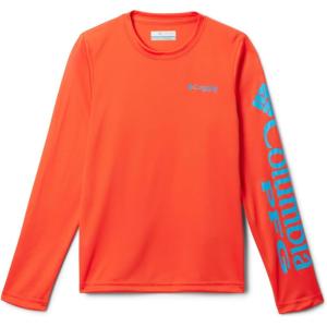 imageColumbia Boys Terminal Tackle Long Sleeve TeeBright PoppyOcean Blue Logo