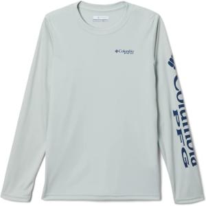 imageColumbia Boys Terminal Tackle Long Sleeve TeeCool GreenCarbon Logo