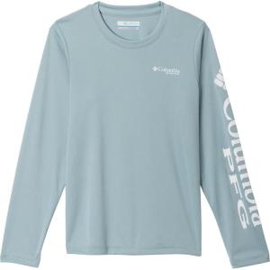 imageColumbia Boys Terminal Tackle Long Sleeve TeeCrushed BlueWhite Logo
