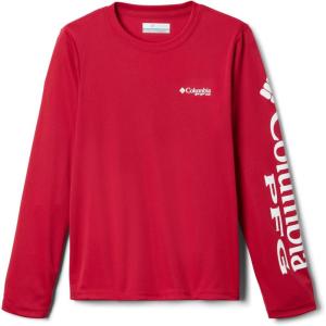 imageColumbia Boys Terminal Tackle Long Sleeve TeeFuchsia RushWhite Logo