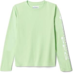 imageColumbia Boys Terminal Tackle Long Sleeve TeeLime GlowWhite Logo