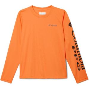 imageColumbia Boys Terminal Tackle Long Sleeve TeeOrange BlastBlack Logo