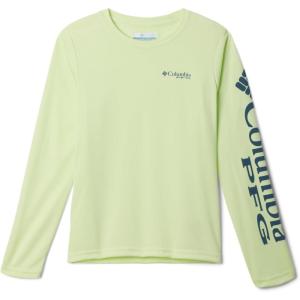 imageColumbia Boys Terminal Tackle Long Sleeve TeeSpring YellowMidnight Teal Logo