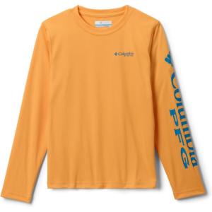 imageColumbia Boys Terminal Tackle Long Sleeve TeeSummer OrangeBlue Echo Logo
