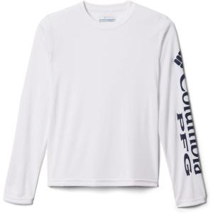 imageColumbia Boys Terminal Tackle Long Sleeve TeeWhiteCollegiate Navy Logo
