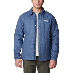 imageColumbia Mens Standard Landroamer Quilted Shirt JacketDark Mountain
