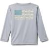 imageColumbia Boys Y Terminal Tackle PFG Fish Flag LsCool GreyCrushed Blue Trout  Flies