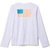 imageColumbia Boys Y Terminal Tackle PFG Fish Flag LsWhiteBlue Echo Fish Flag